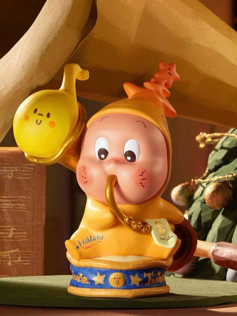 “Twinkle Twinkle The Gifts From Star”Series Figure - “Happy Trumpeter”